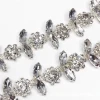 Factory direct sales of glass water diamond code chains, high-end wedding dress, dress, necklaces, clothing chains, accessories and accessories details Picture